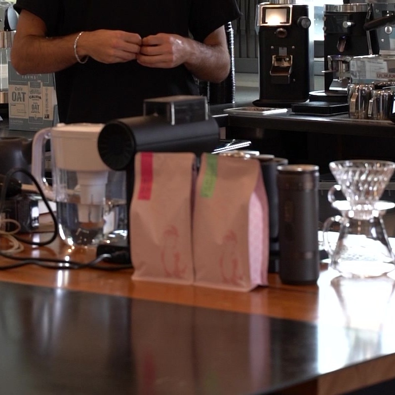 GFN Coffee bags on the MAWA bar at our soft launch