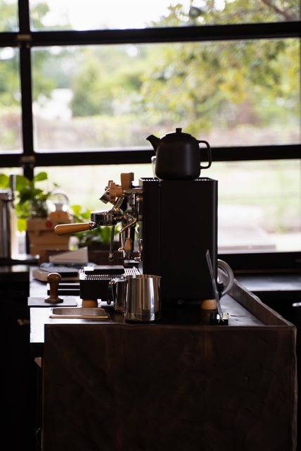 MAWA Coffee espresso machine set up for a wedding in San Antonio